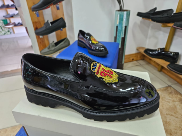 Stylish Black Mirror Dress Shoe