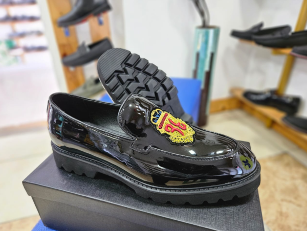 Stylish Black Mirror Dress Shoe - Image 2