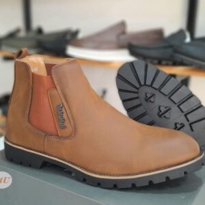 Classic Brown Leather Boots